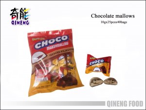 涂层巧克力夹心面包